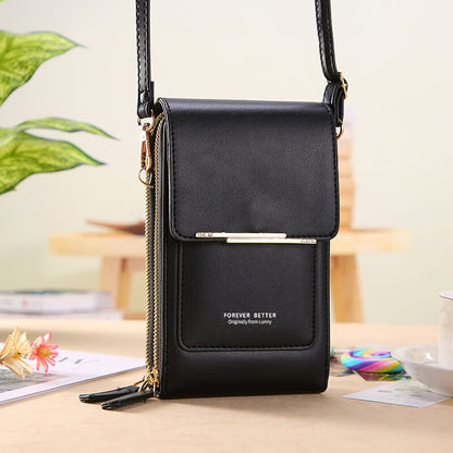 Touch Screen Pocket Crossbody Wallet Bag