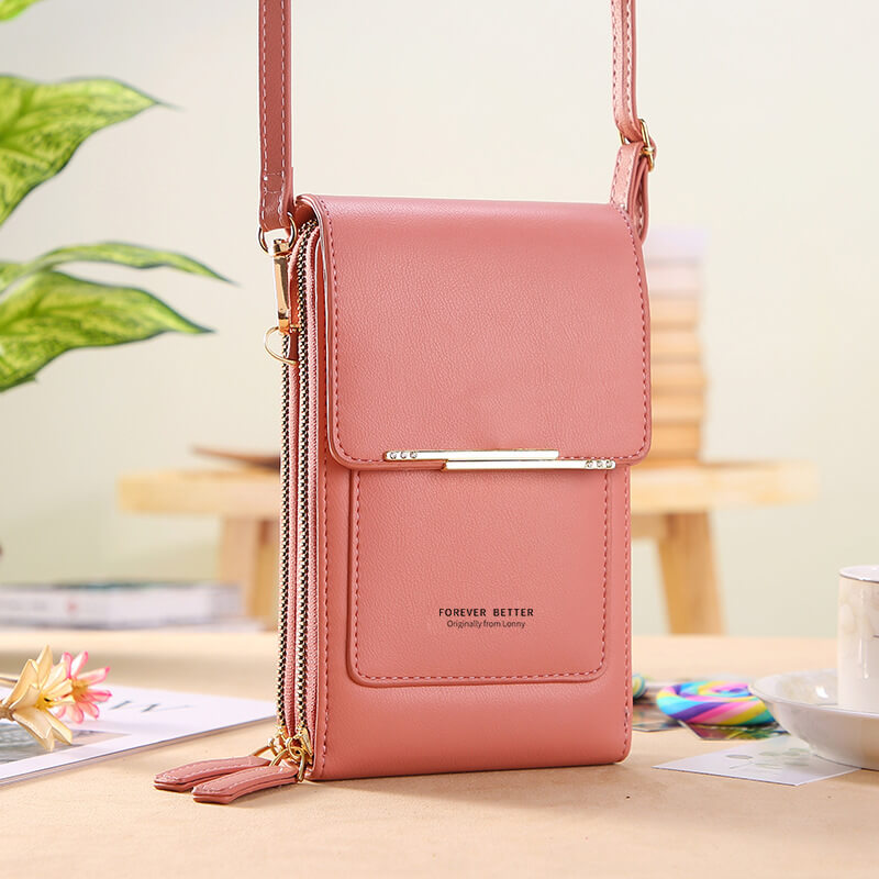 Touch Screen Pocket Crossbody Wallet Bag