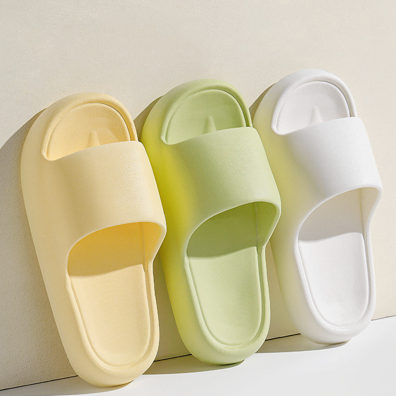 Womens Solid Color Slides