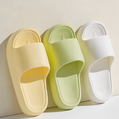 Womens Solid Color Slides