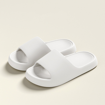 Womens Solid Color Slides