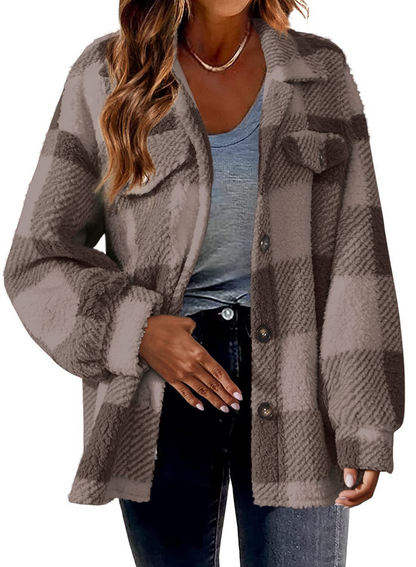 Womens Cozy Fleece Jacket