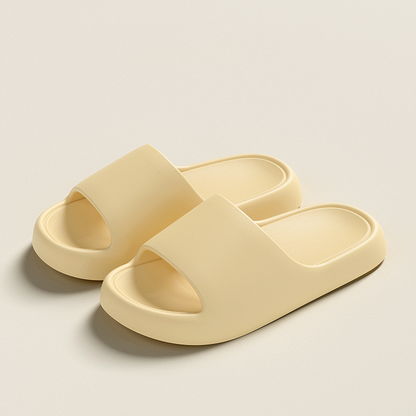 Womens Solid Color Slides