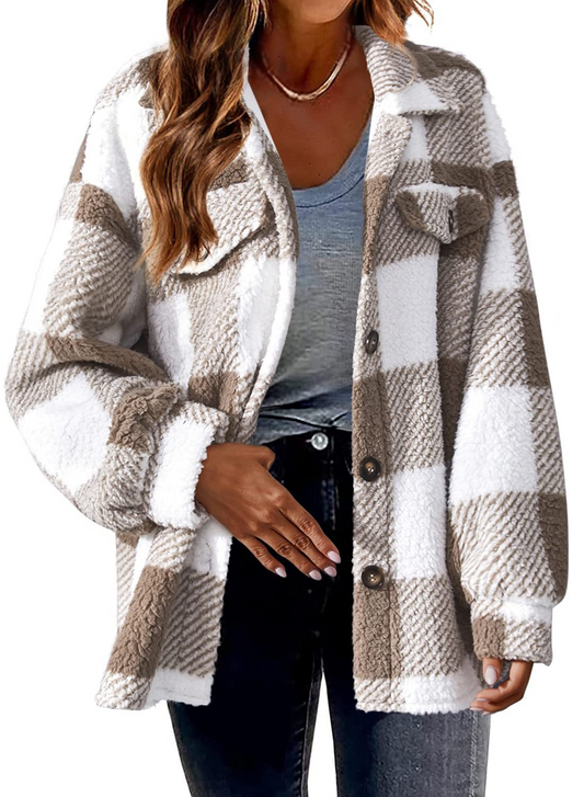 Womens Cozy Fleece Jacket