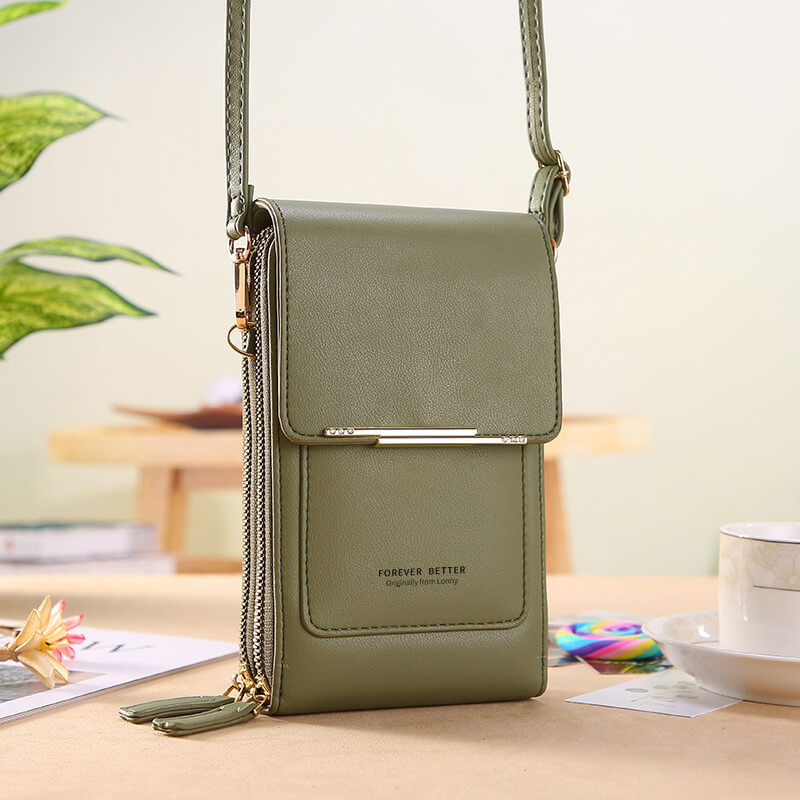 Touch Screen Pocket Crossbody Wallet Bag