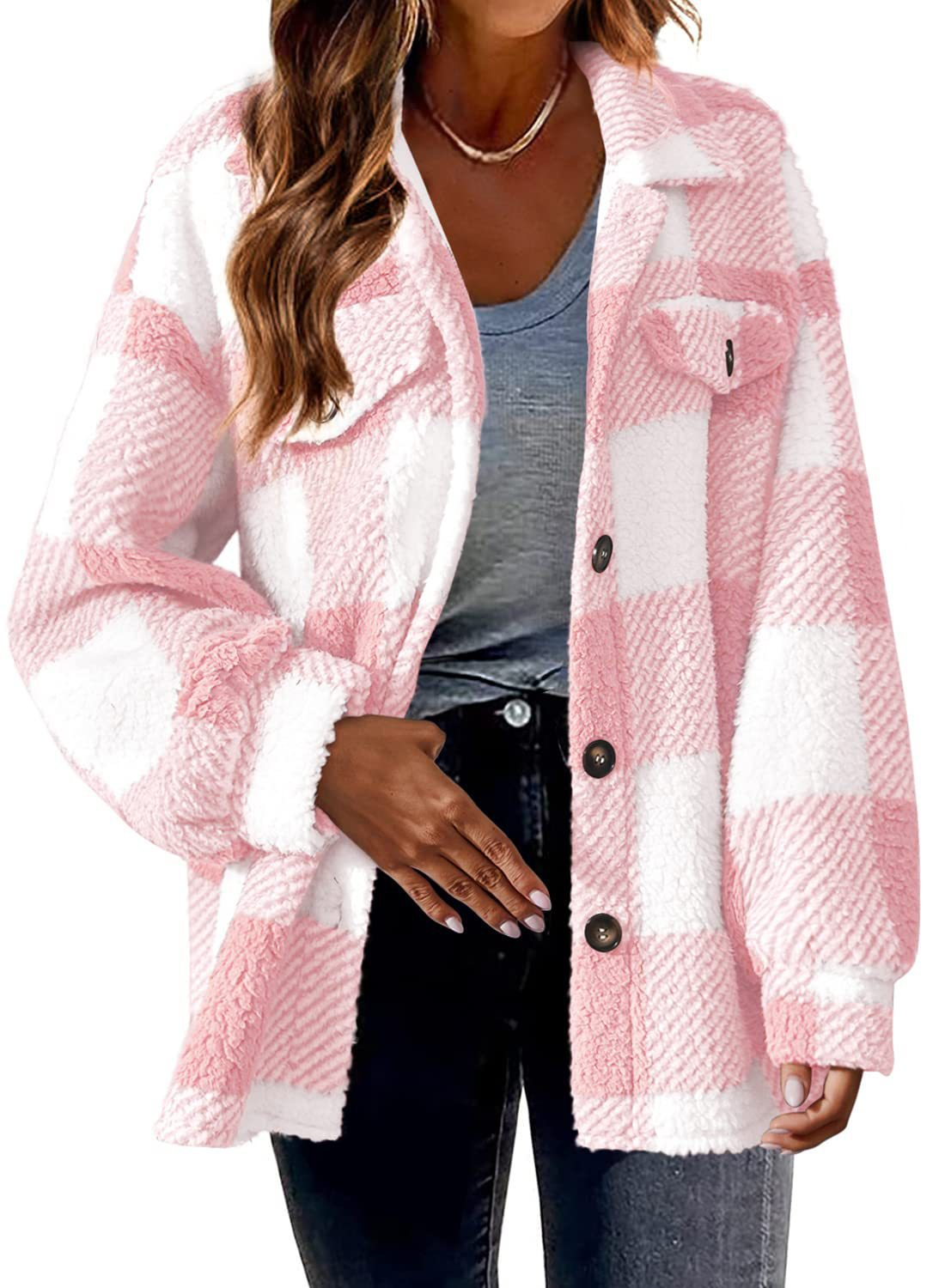 Womens Cozy Fleece Jacket