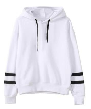 White Fleece Character Hoodie