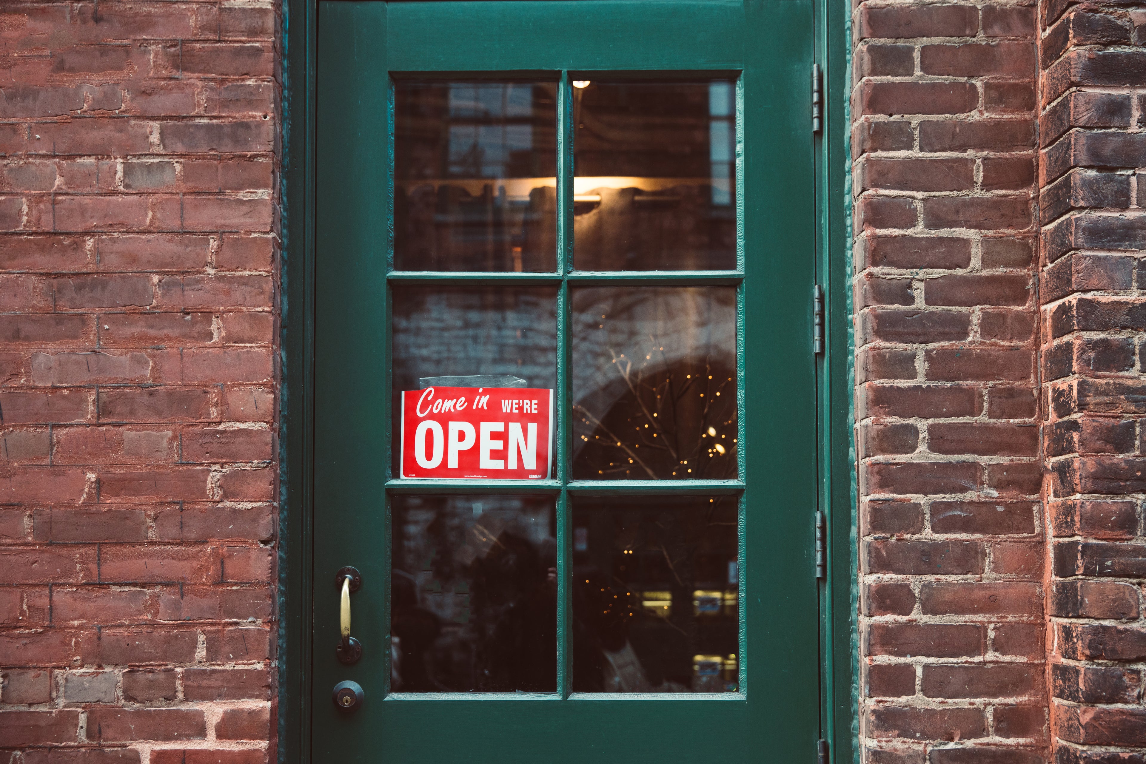 Gift shop front door